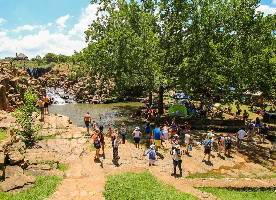 Afternoons at the rock pool