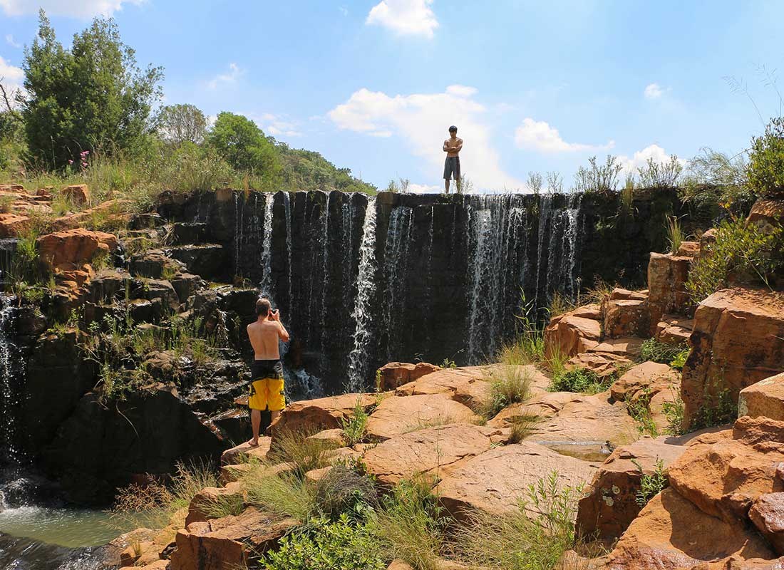 The Nkwe waterfall
